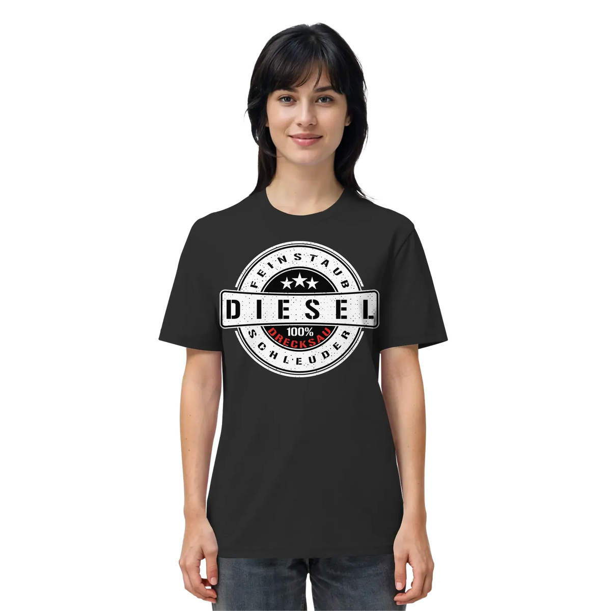 Feinstaub Schleuder Diesel 100% Drecksau Shirt – Produktbild 9