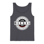 Feinstaub Schleuder Diesel 100% Drecksau Tank-Top Charcoal S – Produktbild 1