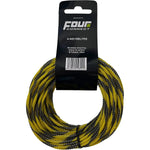 Nylon Sleeve schwarz/gelb 10m 6/12mm – Produktbild 1