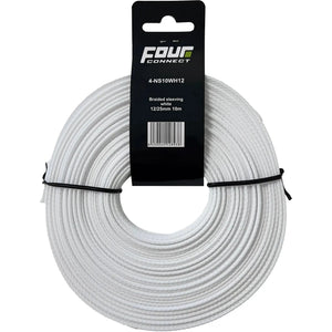 Nylon Sleeve weiß 10m – Produktbild 2