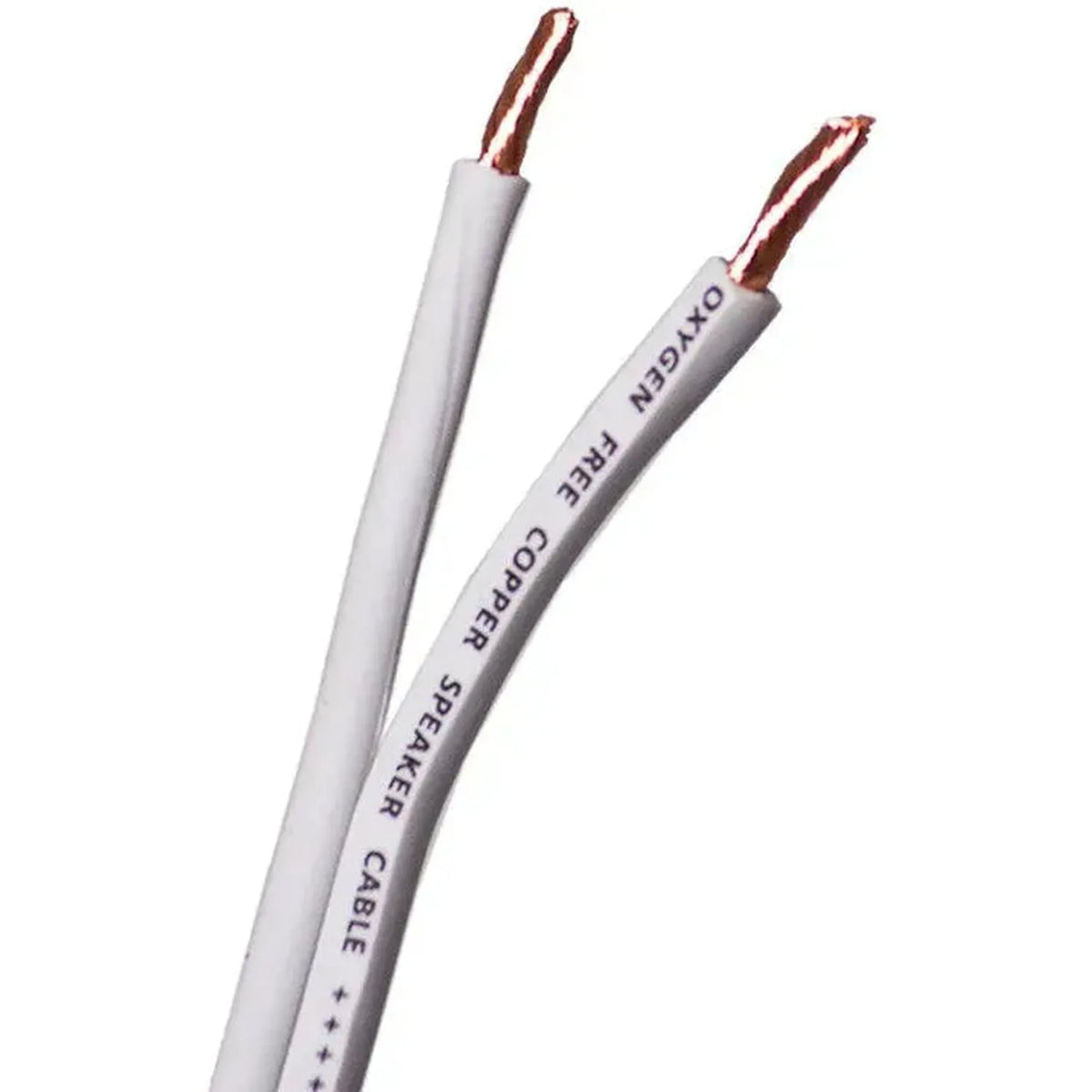 OFC-Lautsprecherkabel 2×2,5 mm² weiß – Produktbild 4