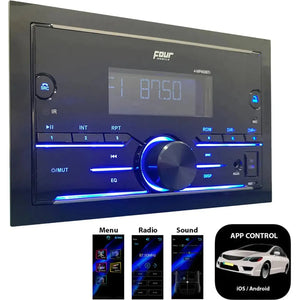 4-MP400BTi 2 Din Radio – Produktbild 1