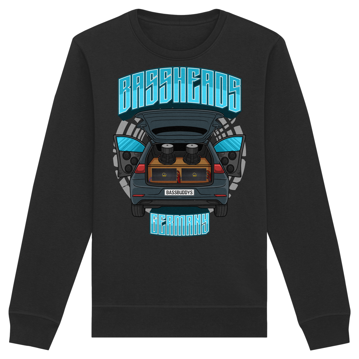 BASSHEADS GERMANY - Organic Basic Unisex Sweatshirt