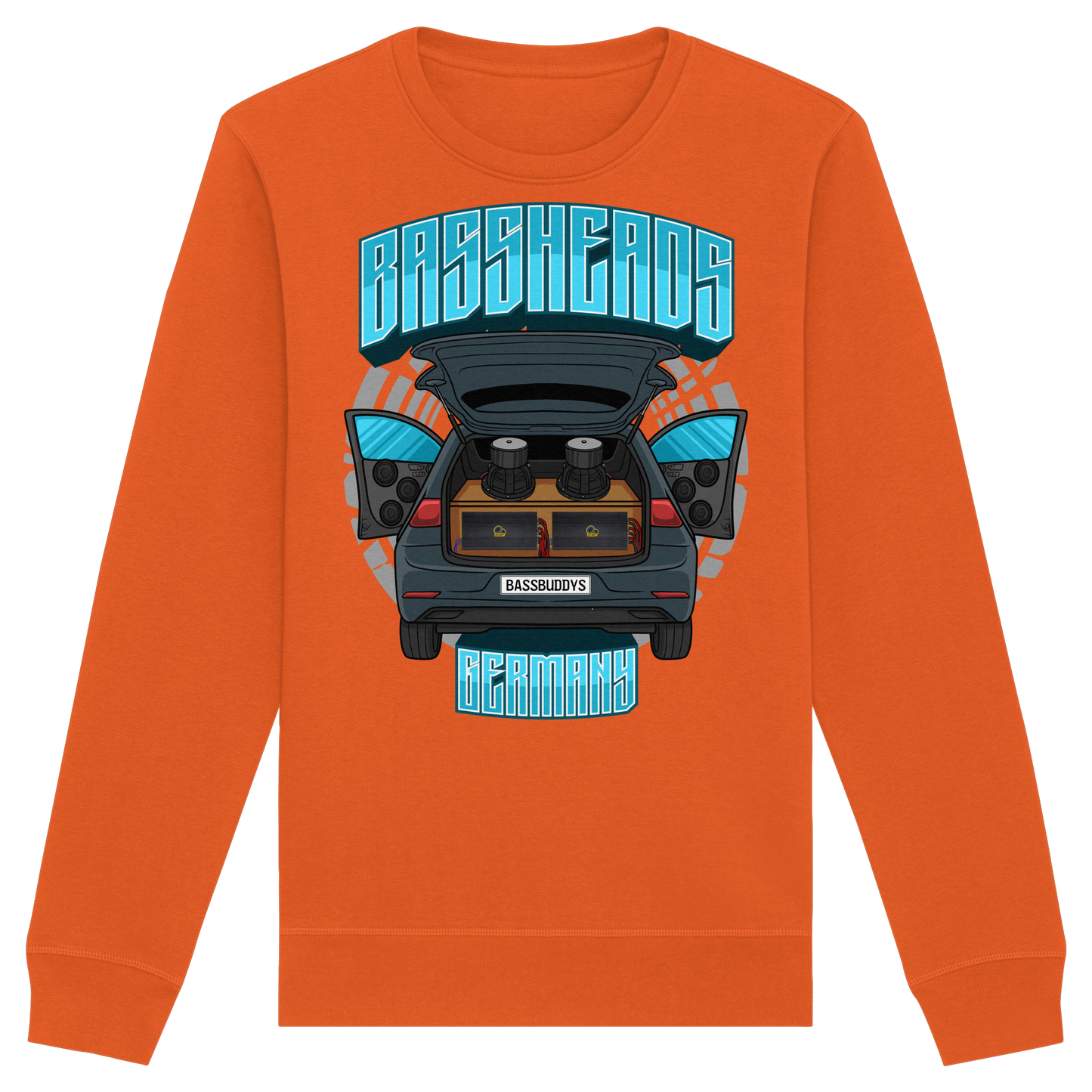 BASSHEADS GERMANY - Organic Basic Unisex Sweatshirt