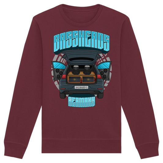 BASSHEADS GERMANY - Organic Basic Unisex Sweatshirt