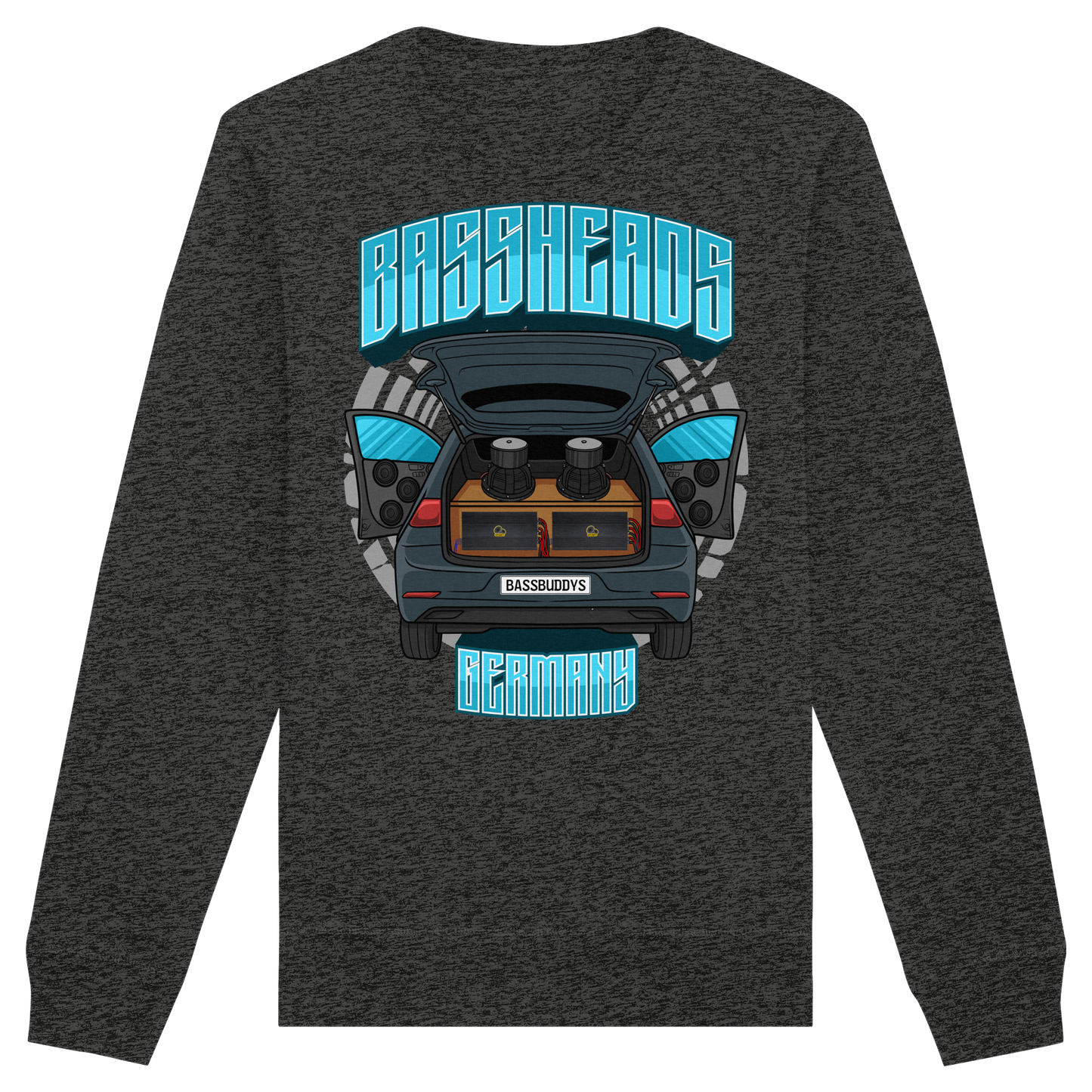 BASSHEADS GERMANY - Organic Basic Unisex Sweatshirt