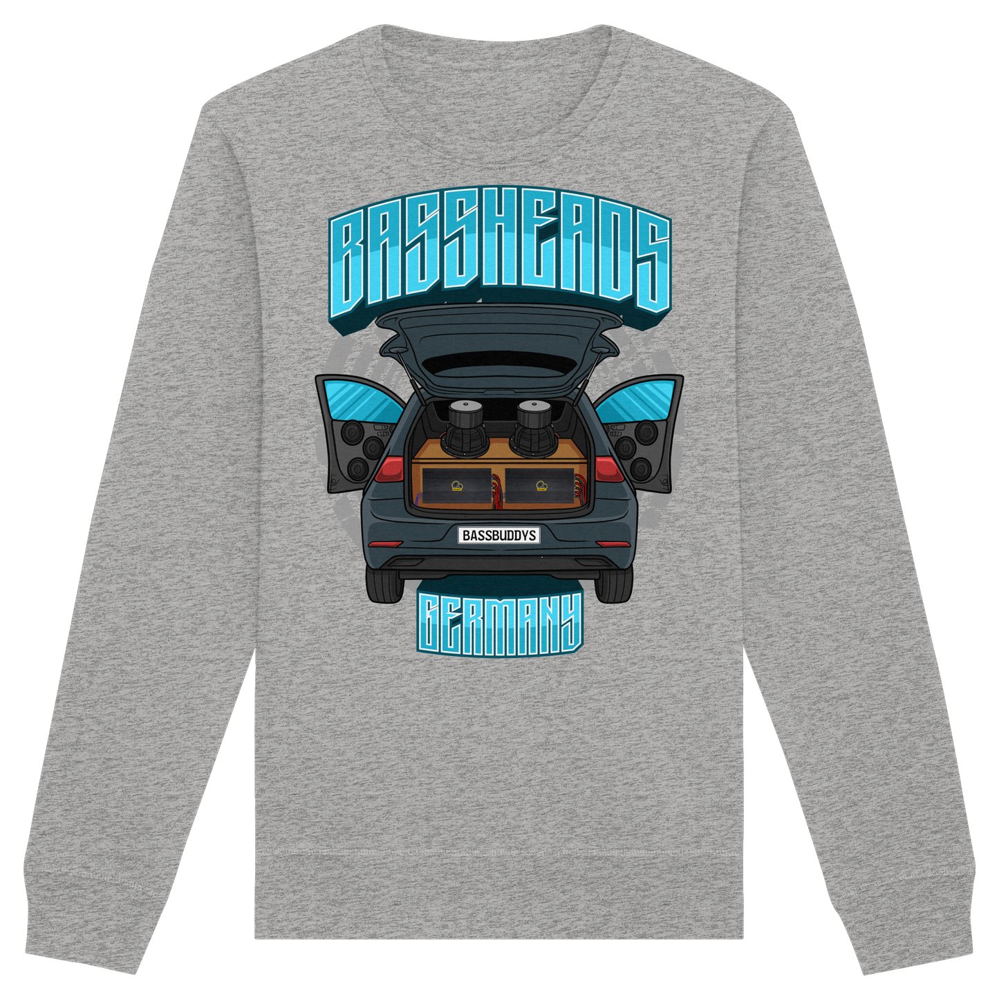 BASSHEADS GERMANY - Organic Basic Unisex Sweatshirt