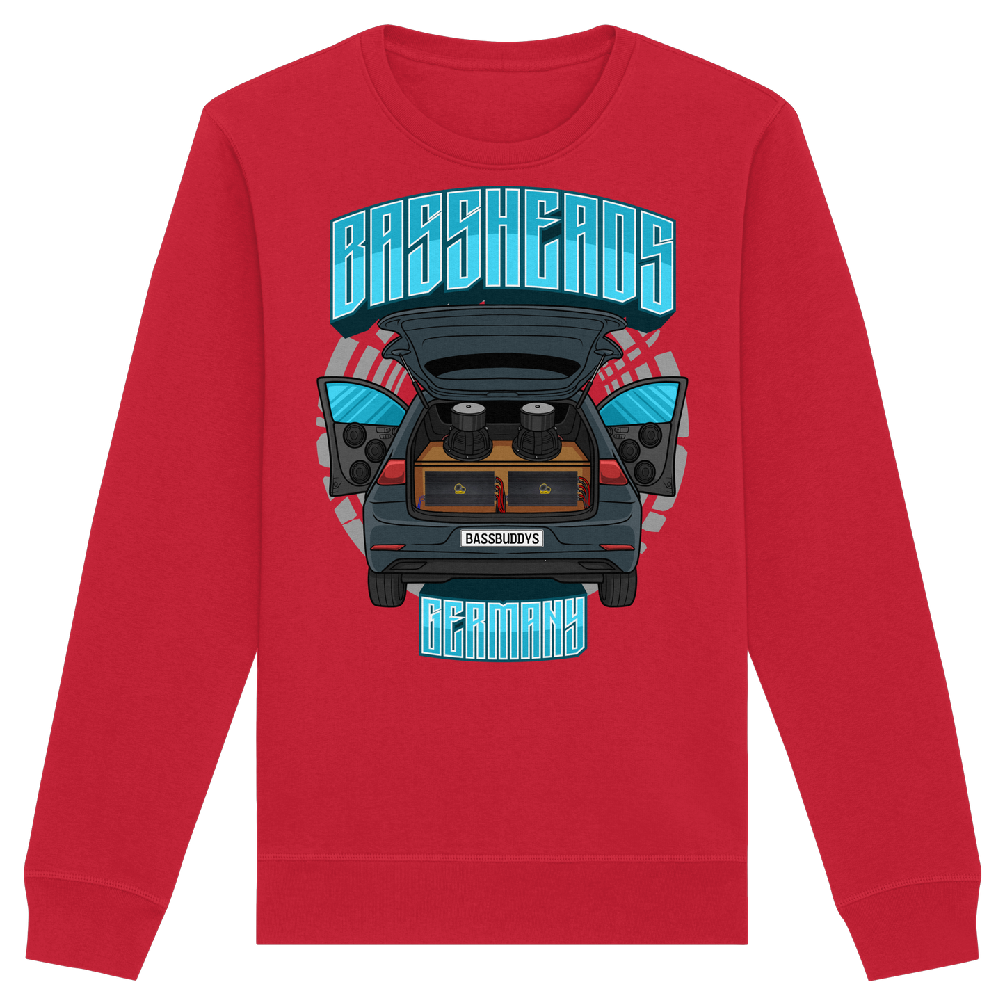 BASSHEADS GERMANY - Organic Basic Unisex Sweatshirt