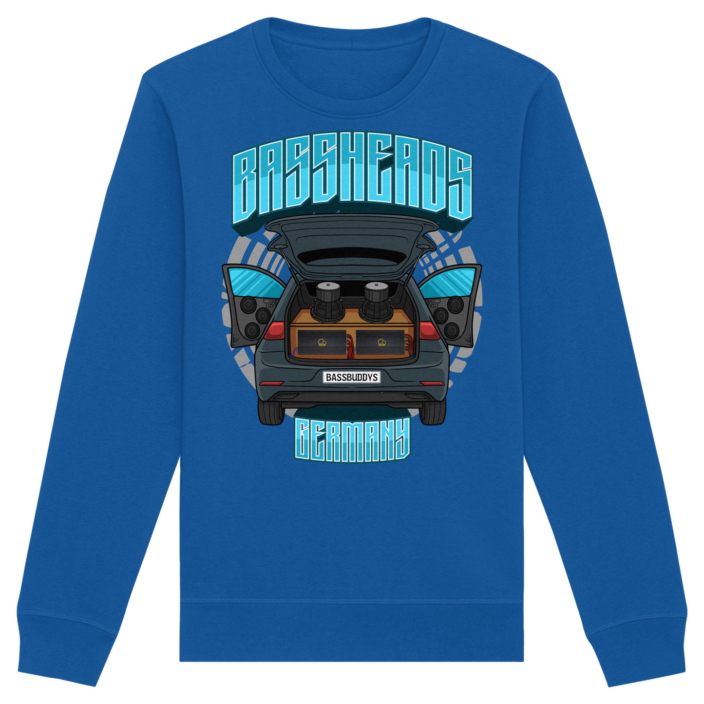 BASSHEADS GERMANY - Organic Basic Unisex Sweatshirt