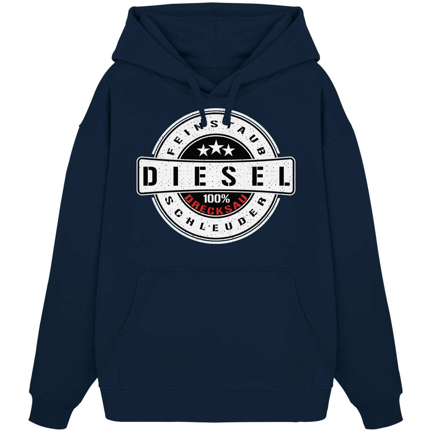 Feinstaub Schleuder Diesel 100% Drecksau  - Organic Oversize Hoodie