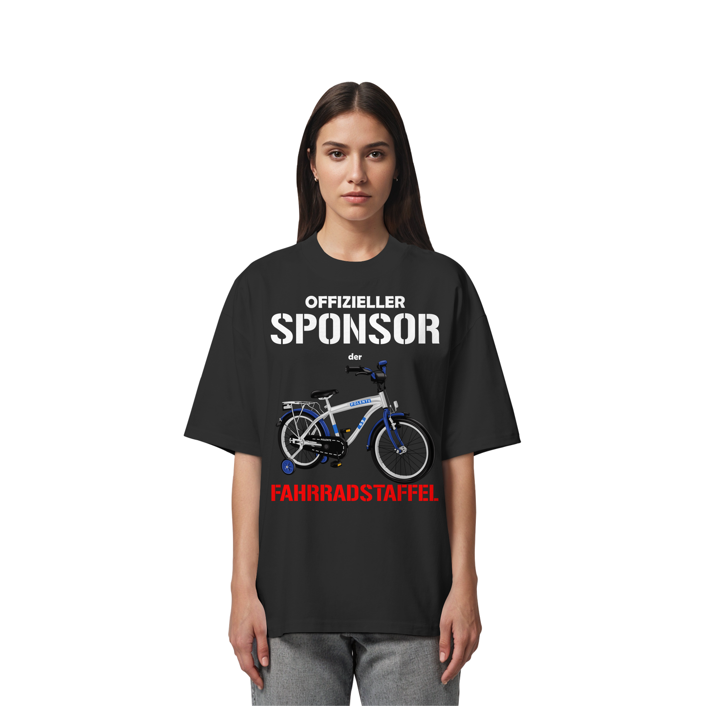 Offizieller Sponsor der FAHRRADSTAFFEL - Organic Oversize Shirt