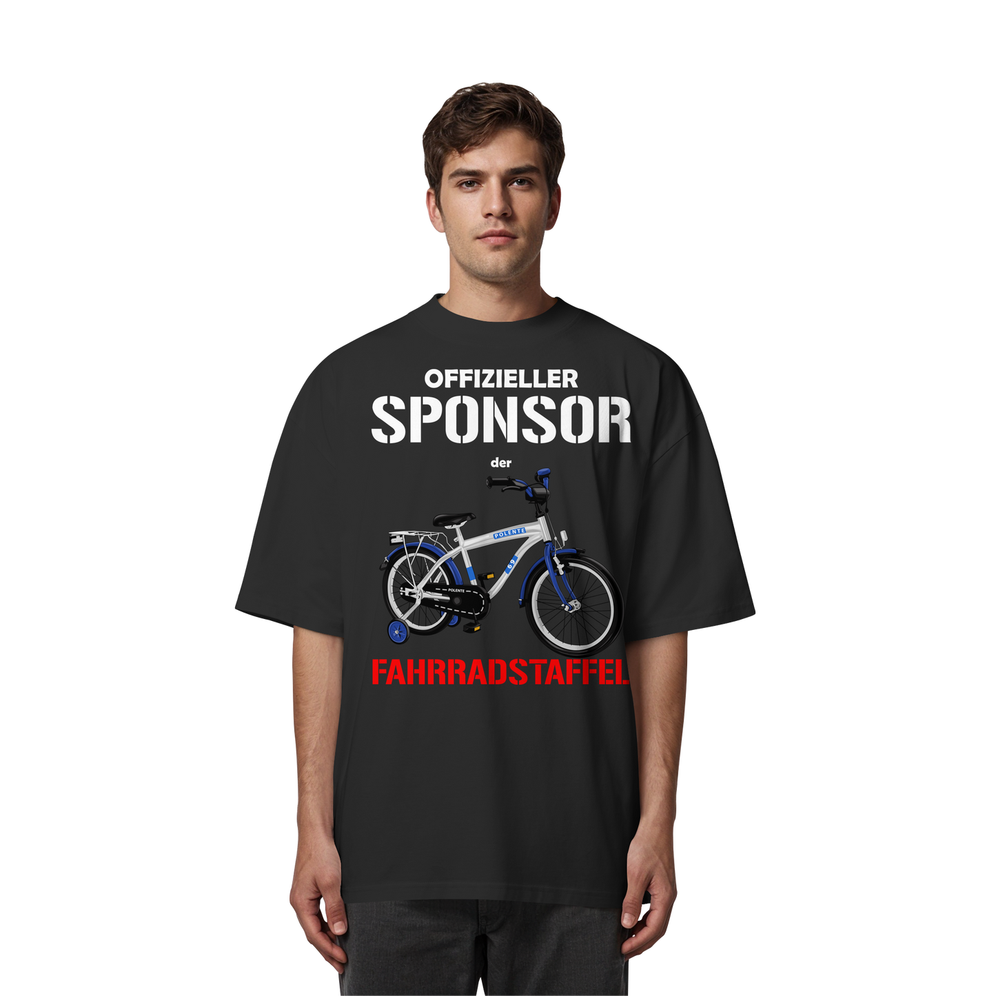 Offizieller Sponsor der FAHRRADSTAFFEL - Organic Oversize Shirt