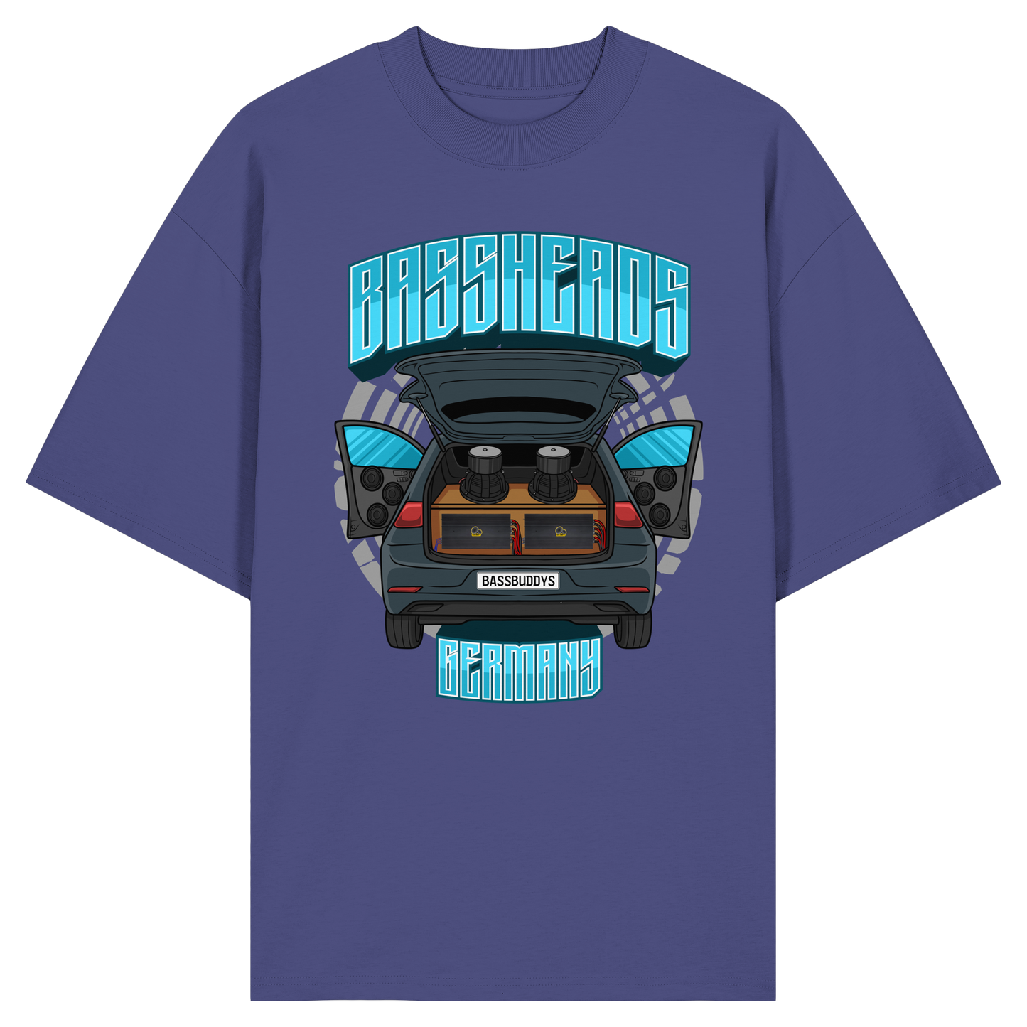 BASSHEADS GERMANY - Organic Oversize Shirt