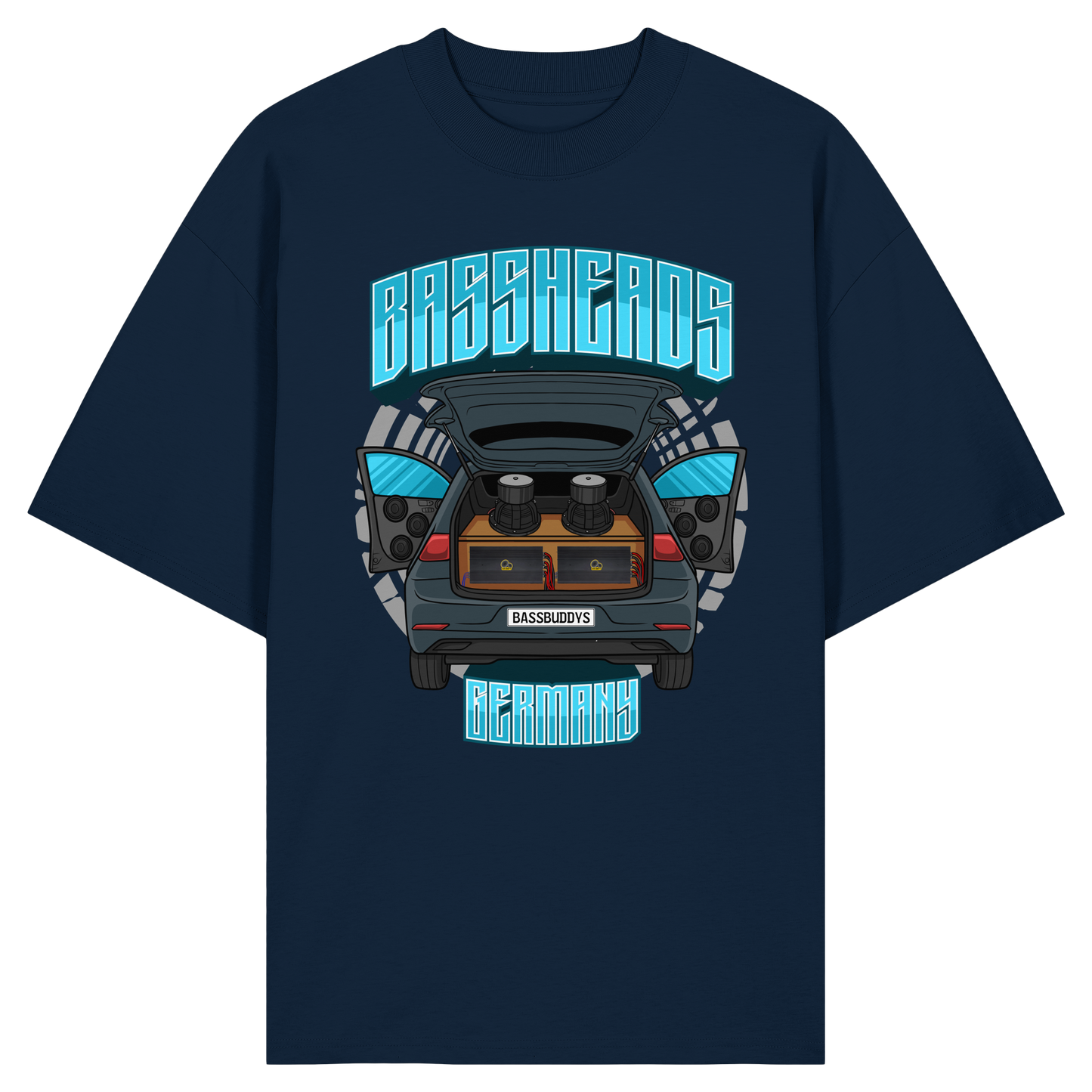 BASSHEADS GERMANY - Organic Oversize Shirt