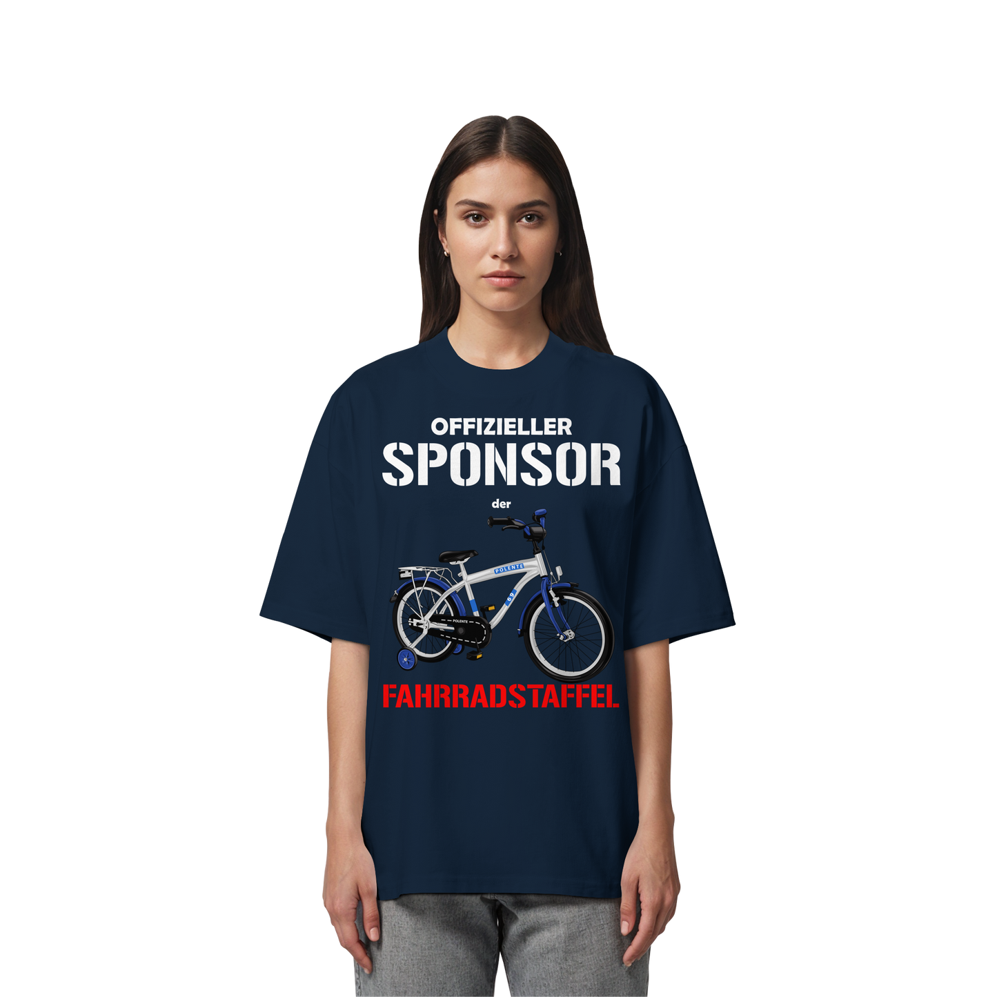 Offizieller Sponsor der FAHRRADSTAFFEL - Organic Oversize Shirt