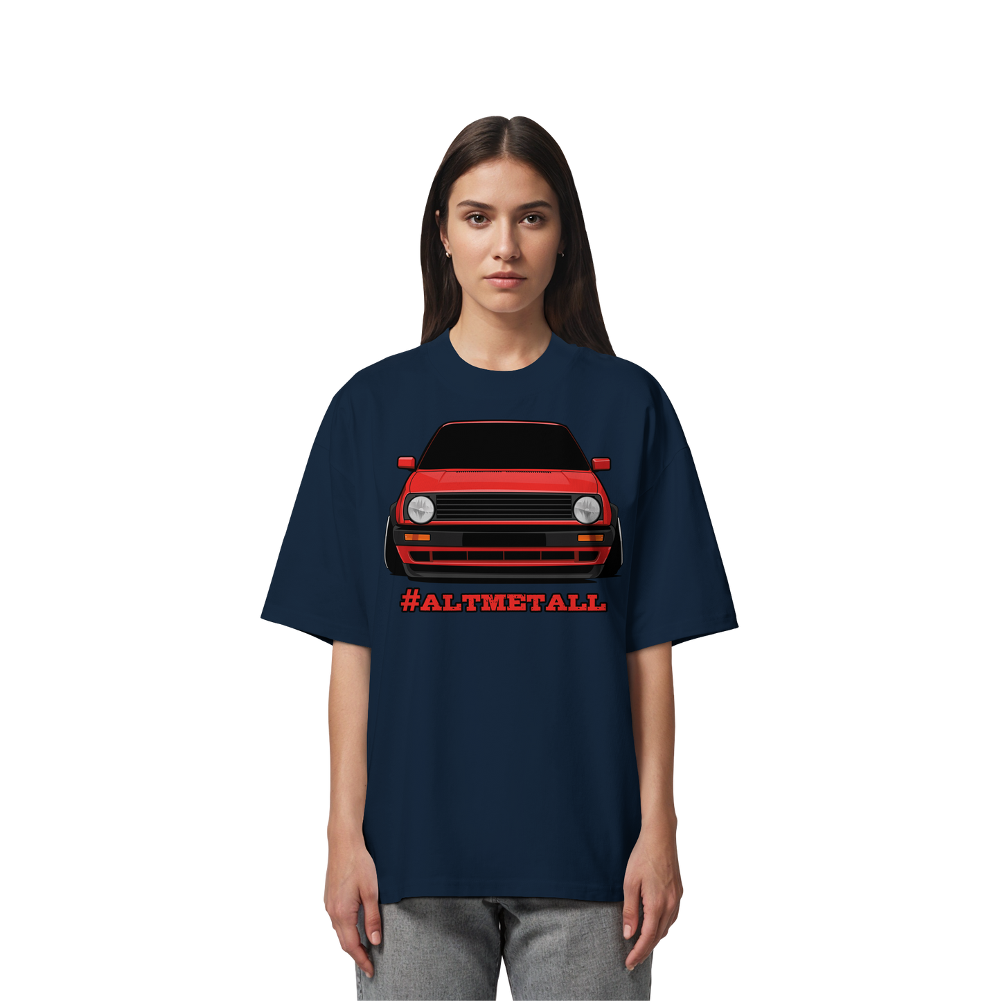 #ALTMETALL - Organic Oversize Shirt