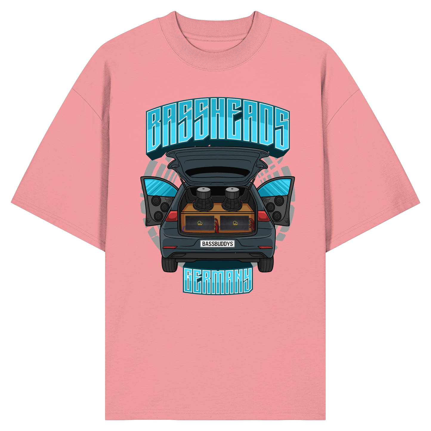 BASSHEADS GERMANY - Organic Oversize Shirt
