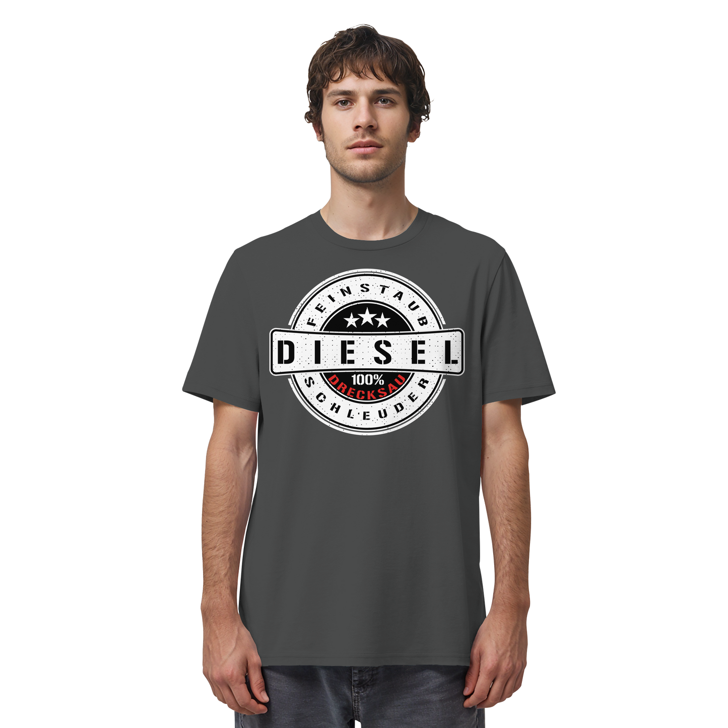 Feinstaub Schleuder Diesel 100% Drecksau  - Organic Shirt