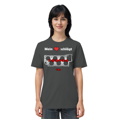Mein Herz schlägt 1-5-3-6-2-4 - Organic Shirt