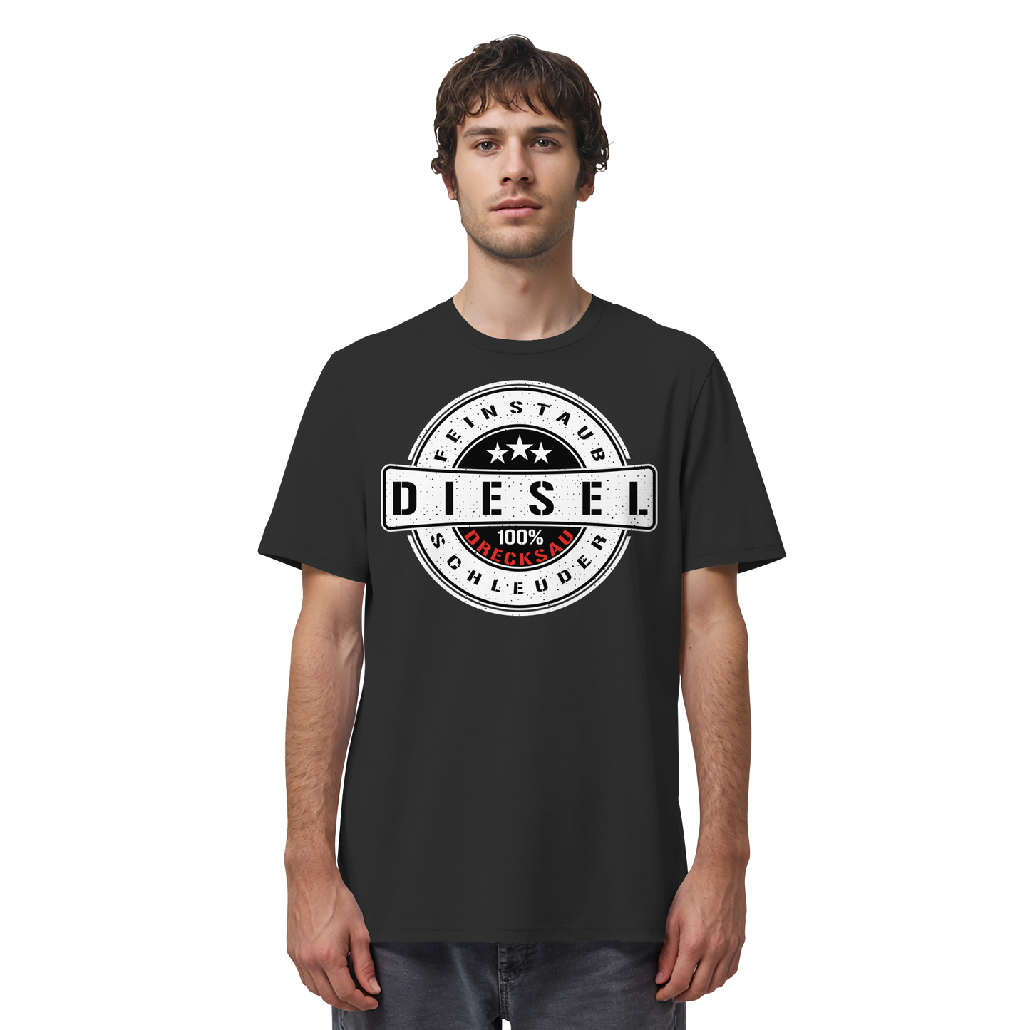 Feinstaub Schleuder Diesel 100% Drecksau  - Organic Shirt