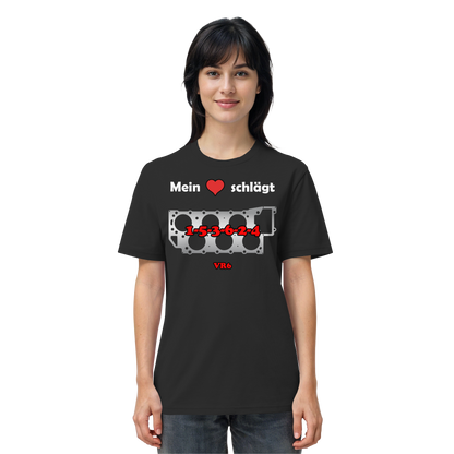 Mein Herz schlägt 1-5-3-6-2-4 - Organic Shirt