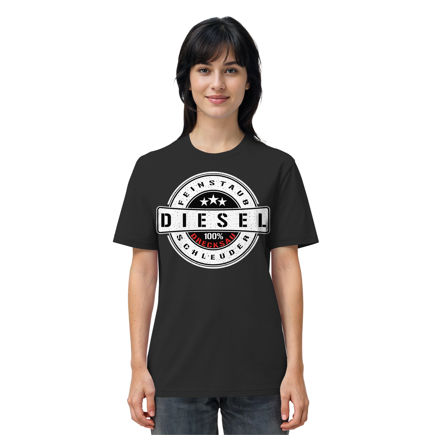 Feinstaub Schleuder Diesel 100% Drecksau  - Organic Shirt