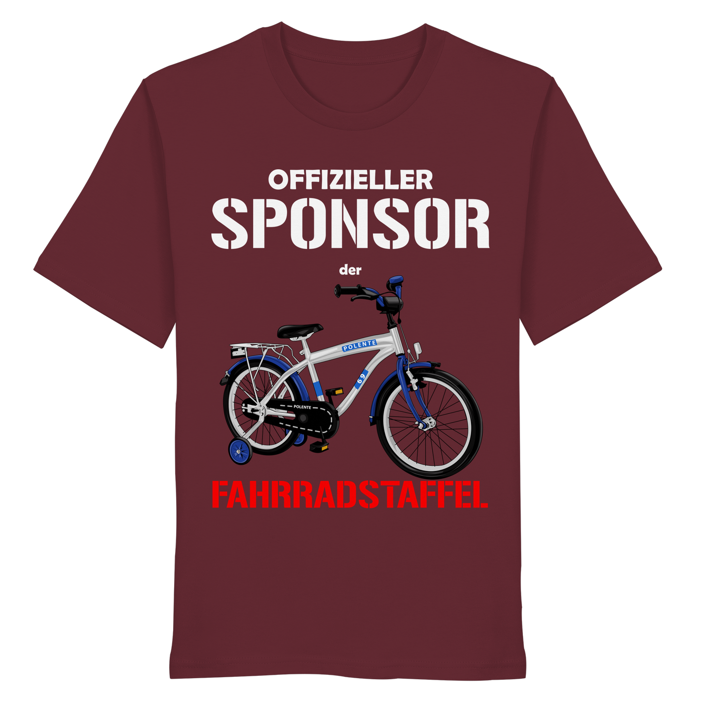 Offizieller Sponsor der FAHRRADSTAFFEL - Organic Shirt