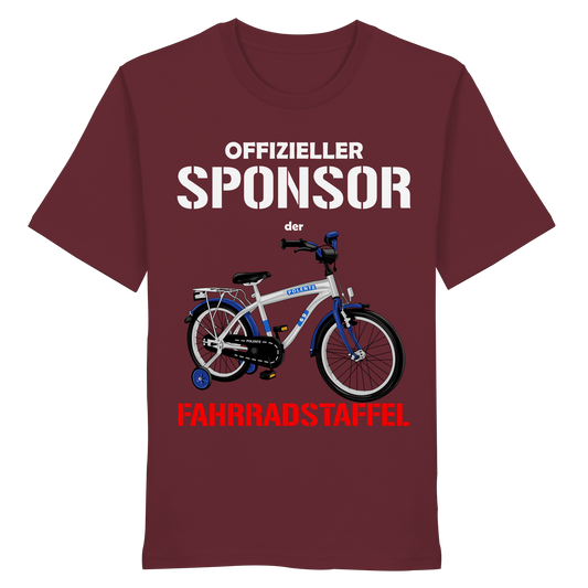 Offizieller Sponsor der FAHRRADSTAFFEL - Organic Shirt
