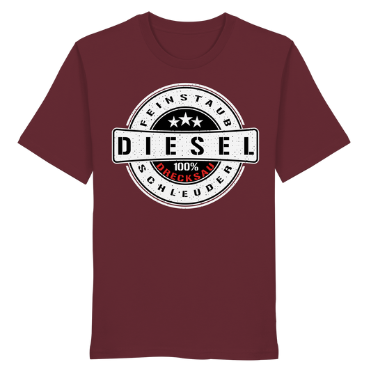 Feinstaub Schleuder Diesel 100% Drecksau  - Organic Shirt