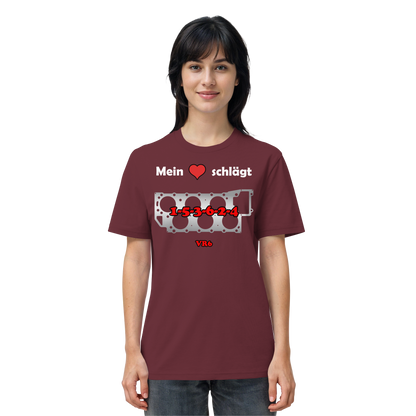 Mein Herz schlägt 1-5-3-6-2-4 - Organic Shirt