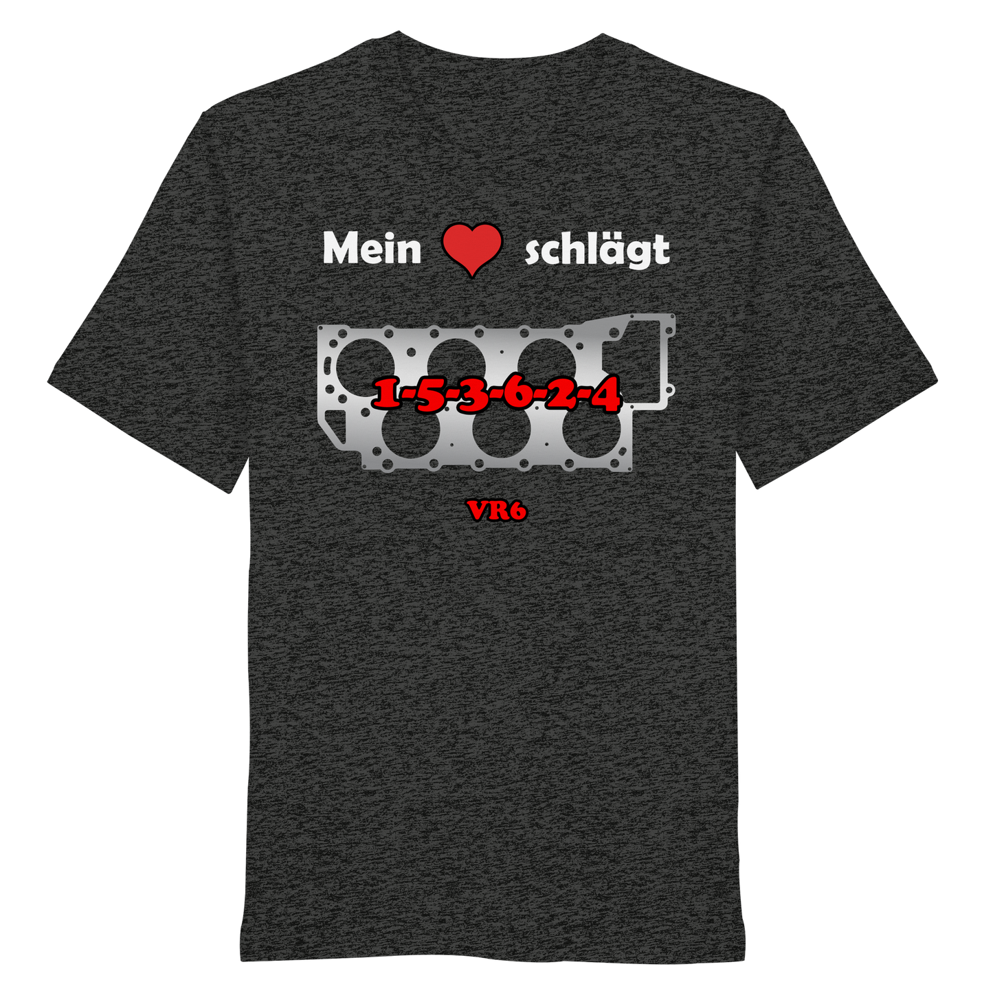 Mein Herz schlägt 1-5-3-6-2-4 - Organic Shirt