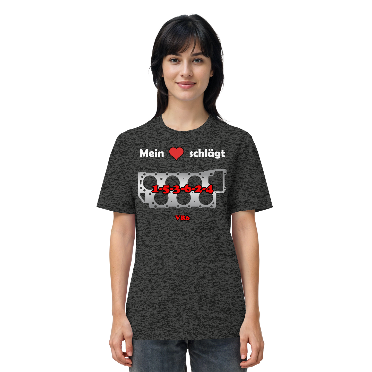 Mein Herz schlägt 1-5-3-6-2-4 - Organic Shirt