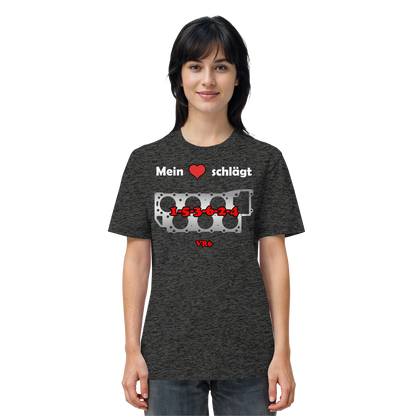 Mein Herz schlägt 1-5-3-6-2-4 - Organic Shirt