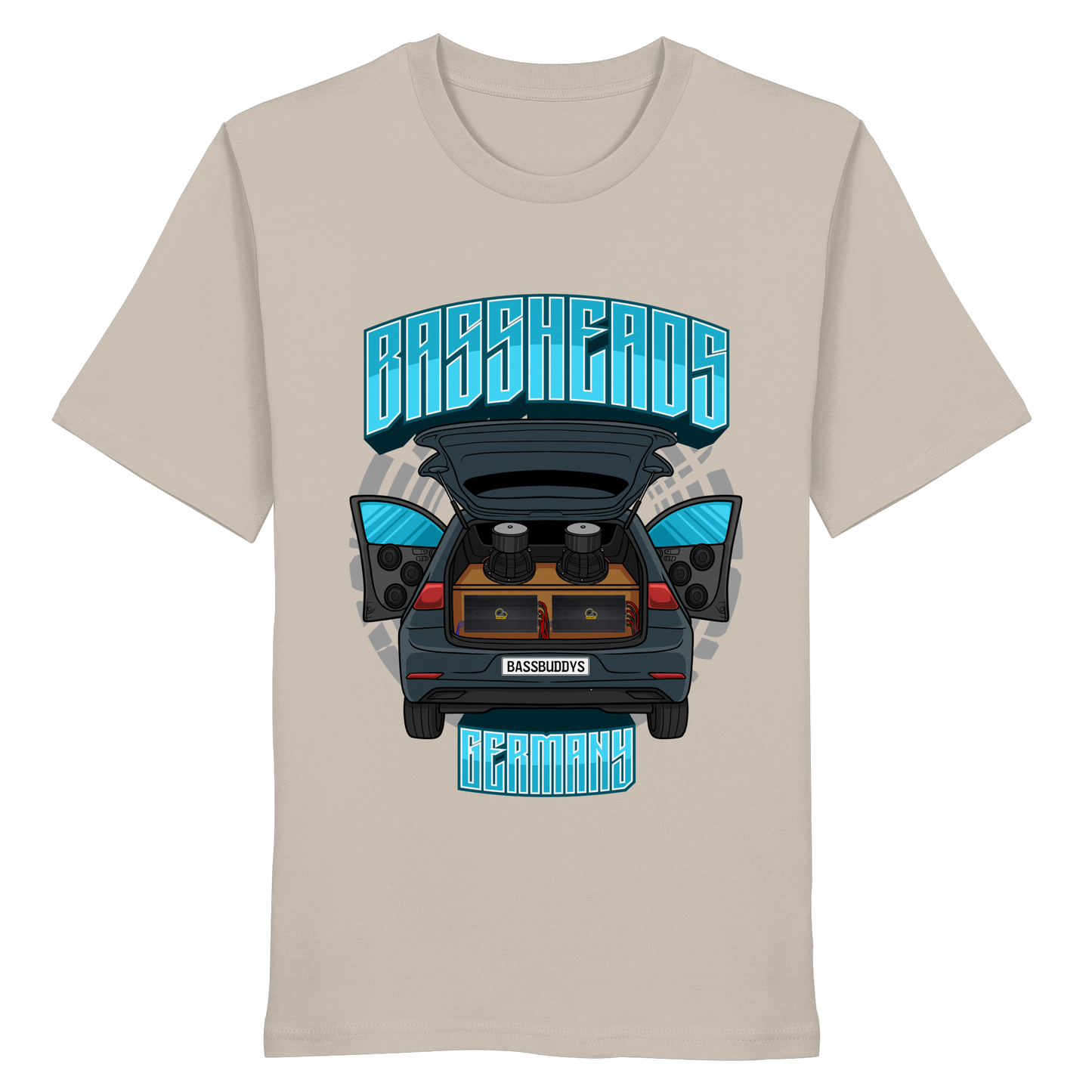 BASSHEADS GERMANY - Organic Shirt