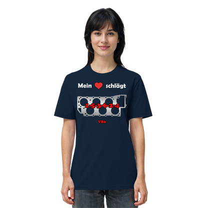 Mein Herz schlägt 1-5-3-6-2-4 - Organic Shirt