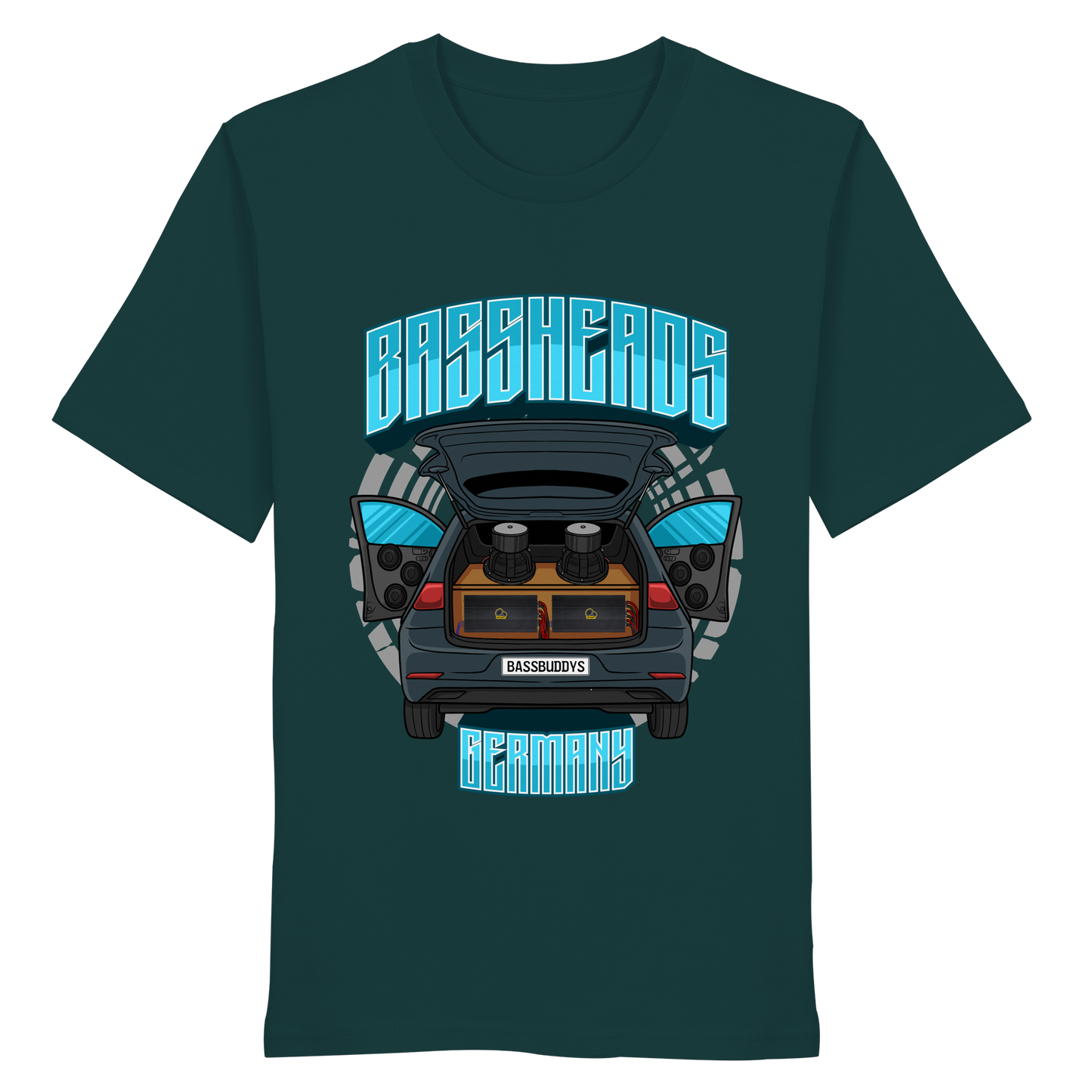 BASSHEADS GERMANY - Organic Shirt