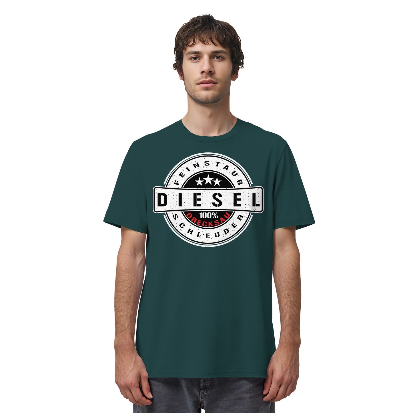Feinstaub Schleuder Diesel 100% Drecksau  - Organic Shirt