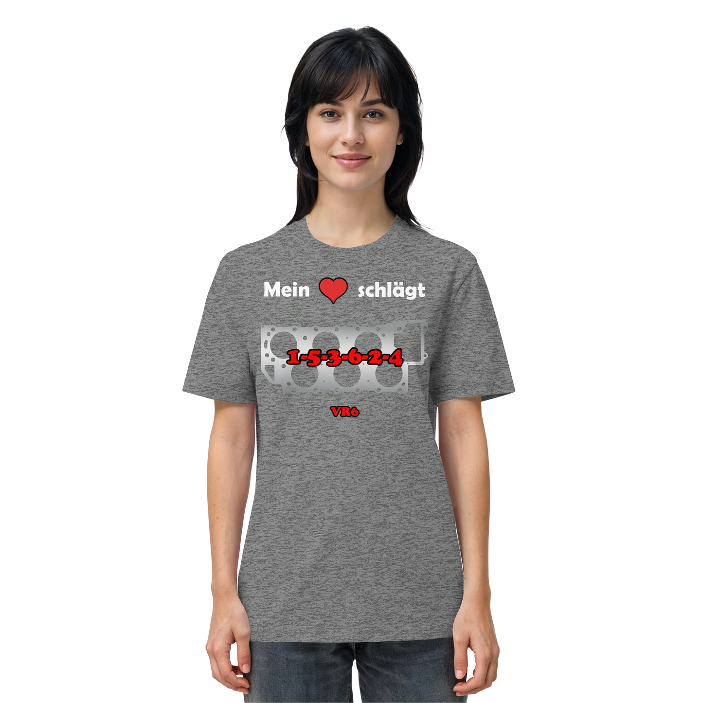 Mein Herz schlägt 1-5-3-6-2-4 - Organic Shirt