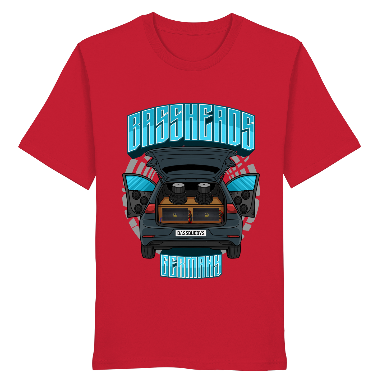 BASSHEADS GERMANY - Organic Shirt