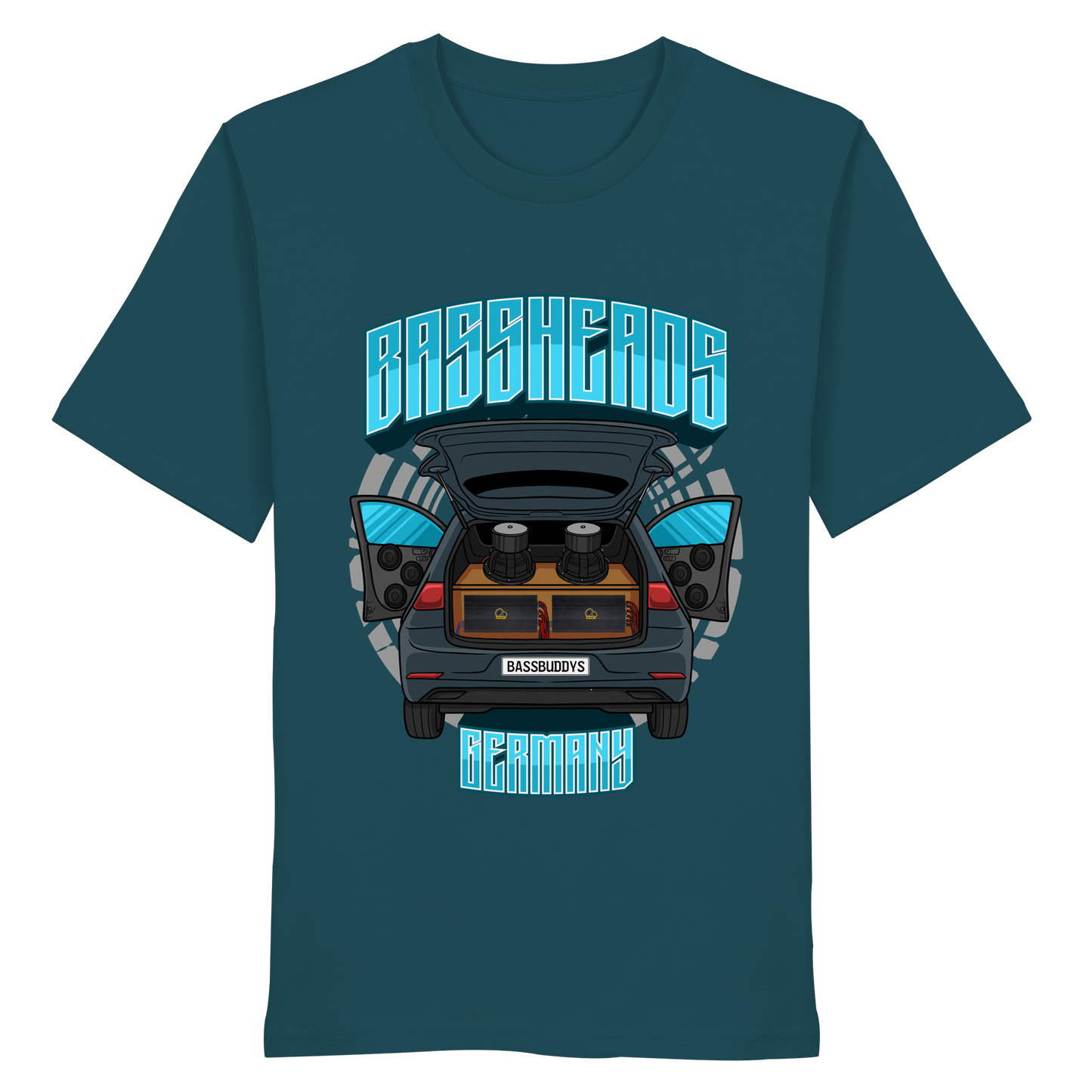 BASSHEADS GERMANY - Organic Shirt