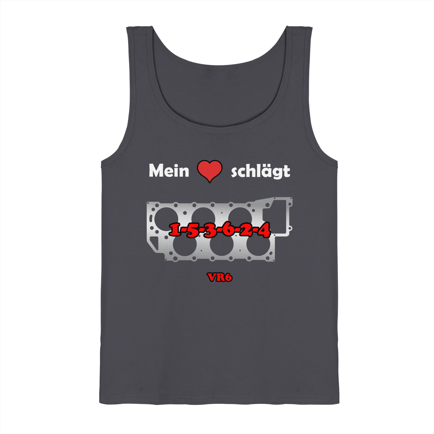 Mein Herz schlägt 1-5-3-6-2-4 - Tank-Top