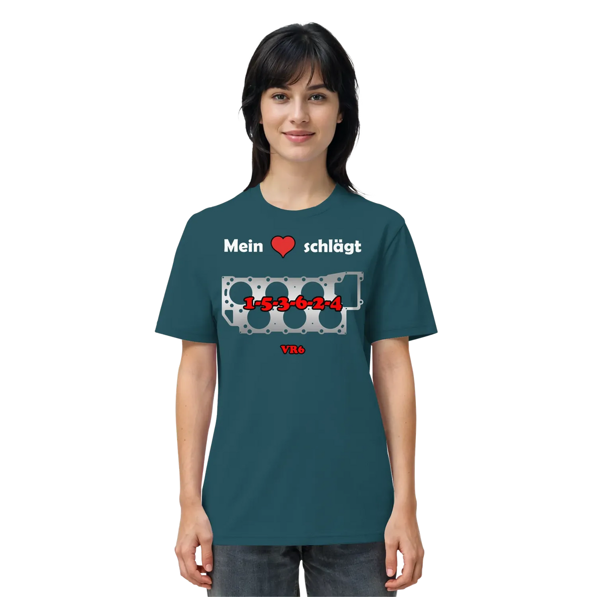 Mein Herz schlägt 1-5-3-6-2-4 Shirt – Produktbild 12