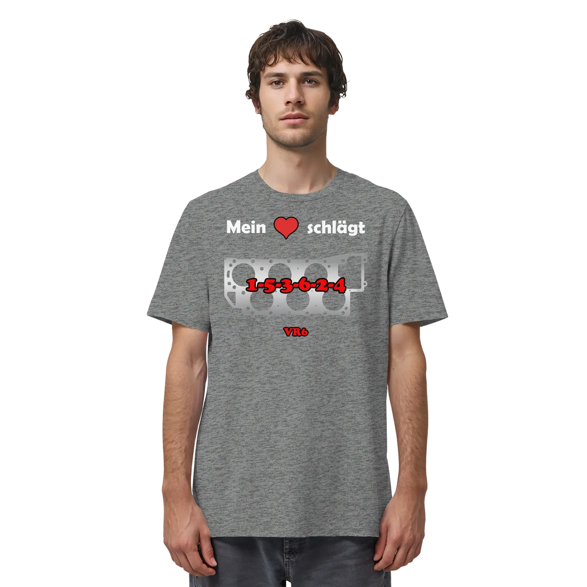 Mein Herz schlägt 1-5-3-6-2-4 Shirt – Produktbild 26