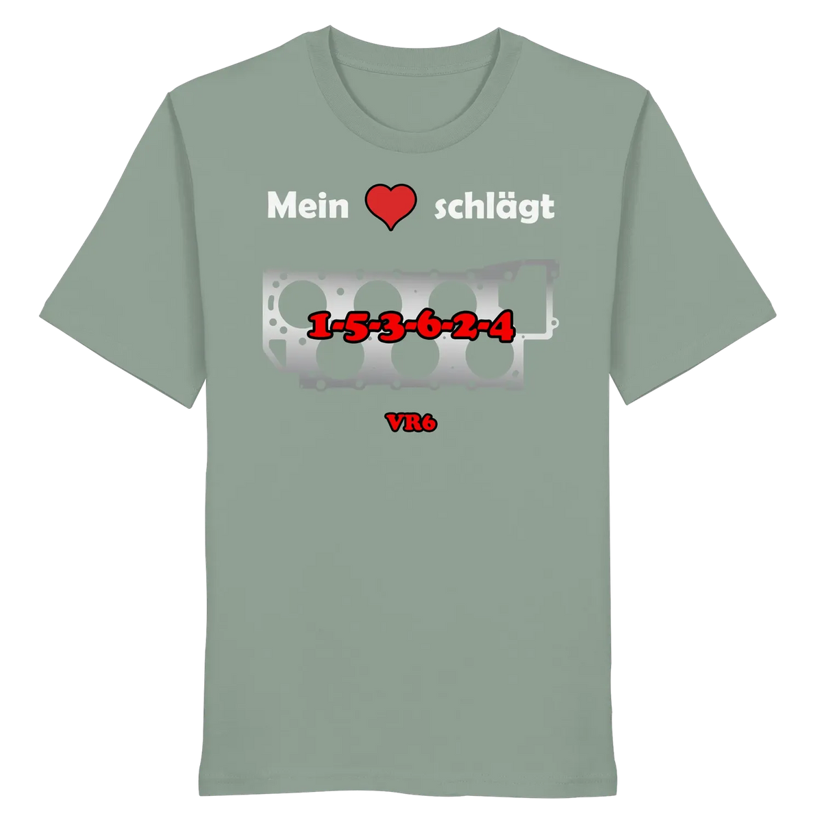 Mein Herz schlägt 1-5-3-6-2-4 Shirt Aloe XS – Produktbild 31