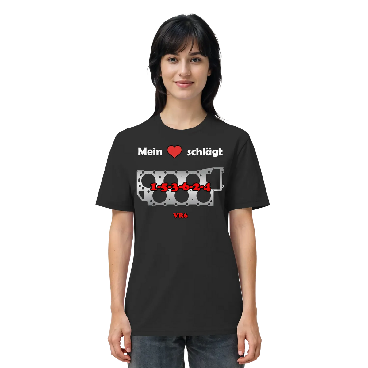 Mein Herz schlägt 1-5-3-6-2-4 Shirt – Produktbild 6