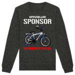 Offizieller Sponsor der FAHRRADSTAFFEL - Organic Basic Unisex Sweatshirt Burgundy XS – Produktbild 1