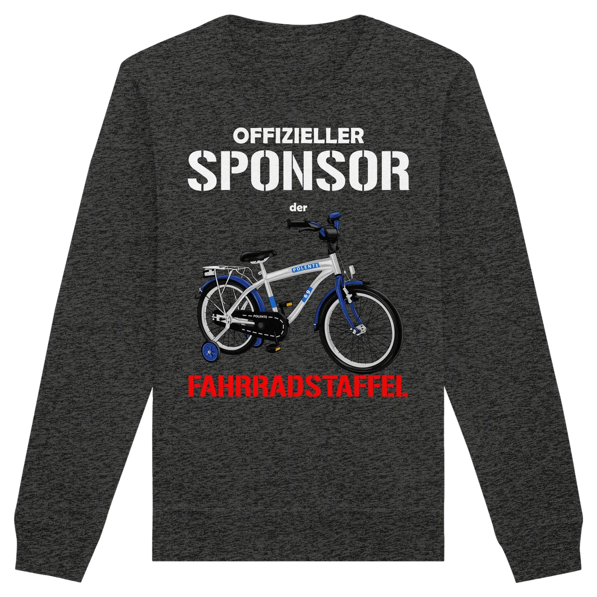 Offizieller Sponsor der FAHRRADSTAFFEL - Organic Basic Unisex Sweatshirt Burgundy XS – Produktbild 1