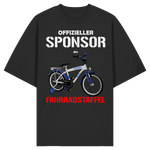 Offizieller Sponsor der FAHRRADSTAFFEL - Organic Oversize Shirt Black XS – Produktbild 1