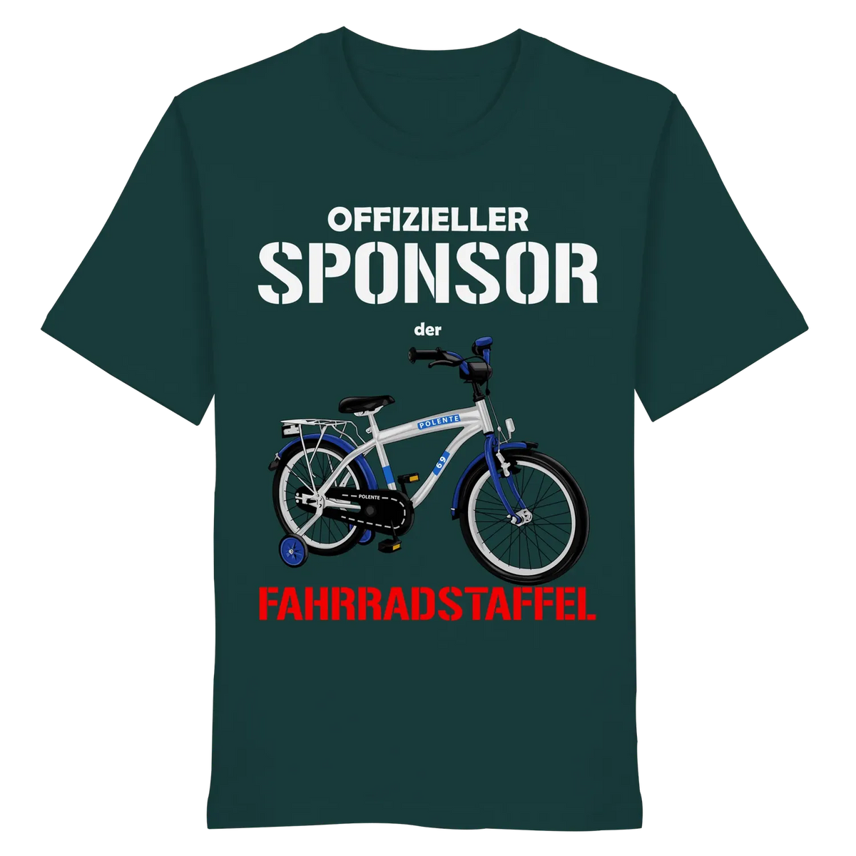 Offizieller Sponsor der FAHRRADSTAFFEL - Organic Shirt Glazed Green XS – Produktbild 13