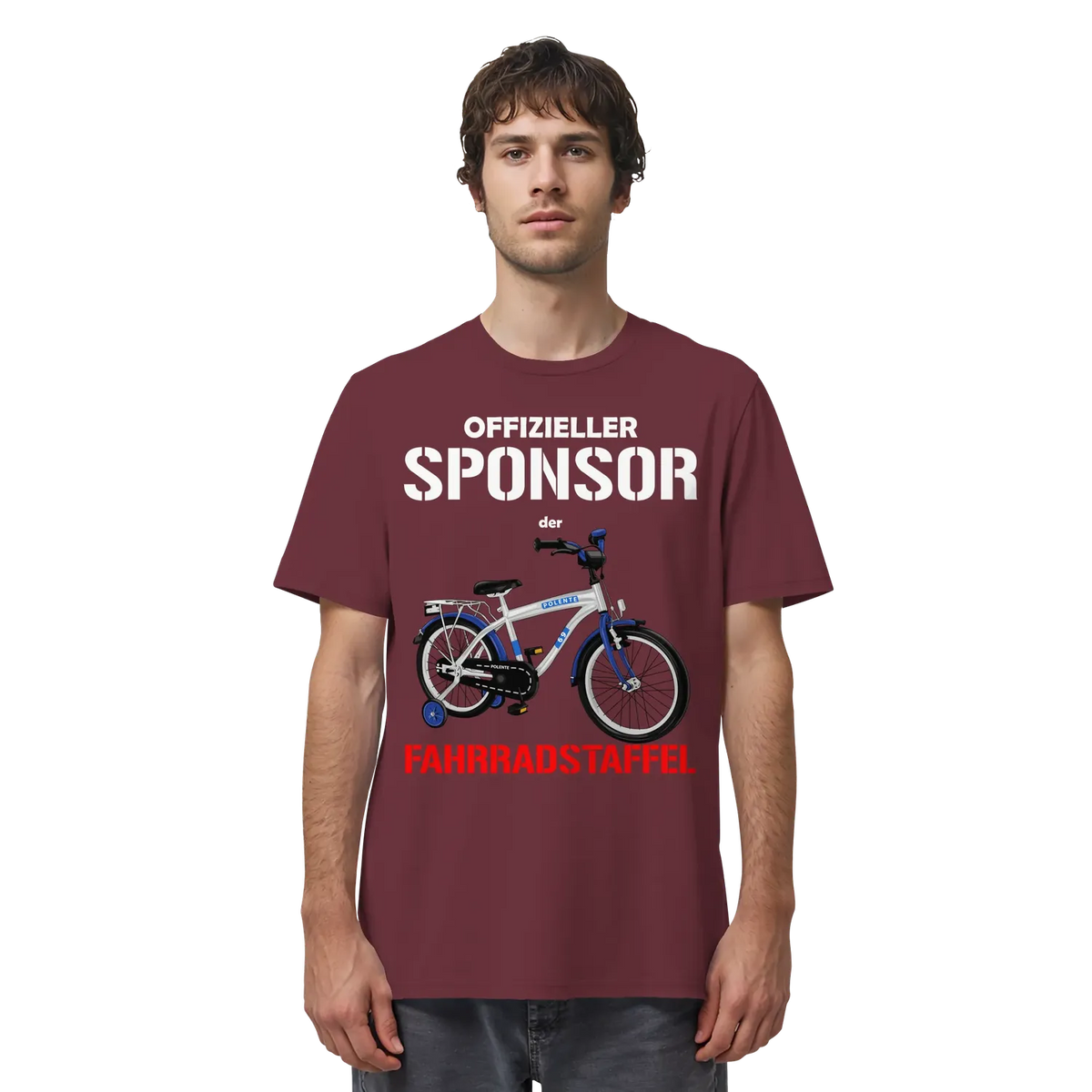 Offizieller Sponsor der FAHRRADSTAFFEL - Organic Shirt – Produktbild 2